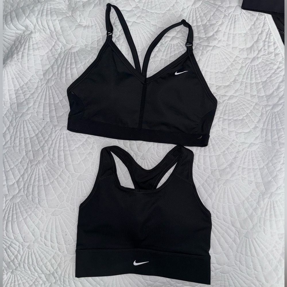NIKE INDY VNECK BRA and Nike Womens Swoosh Long LINE Bra